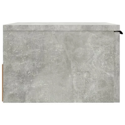 VidaXL Table de chevet murale Gris béton 34x30x20 cm 4 VidaXL Table de chevet murale Gris béton 34x30x20 cm – Image 4