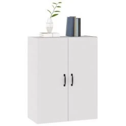 VidaXL Armoire suspendue Blanc 69,5x34x90 cm Bois d'ingénierie 9 VidaXL Armoire suspendue Blanc 69,5x34x90 cm Bois d'ingénierie -Casiers Soldes Boutique image 4 812267