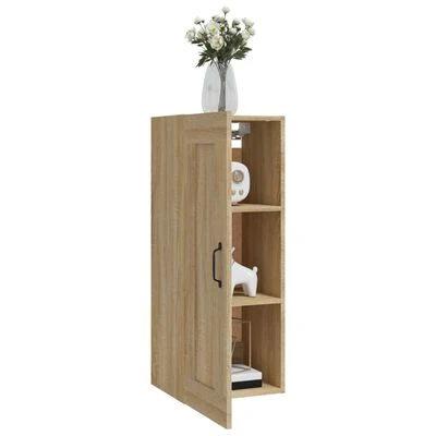 VidaXL Armoire suspendue Chêne sonoma 35x34x90 cm Bois d'ingénierie 4 VidaXL Armoire suspendue Chêne sonoma 35x34x90 cm Bois d'ingénierie – Image 4