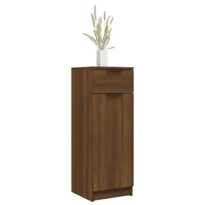 VidaXL Armoire de bain Chêne marron 32x34x90 cm Bois d'ingénierie 4 VidaXL Armoire de bain Chêne marron 32x34x90 cm Bois d'ingénierie – Image 4