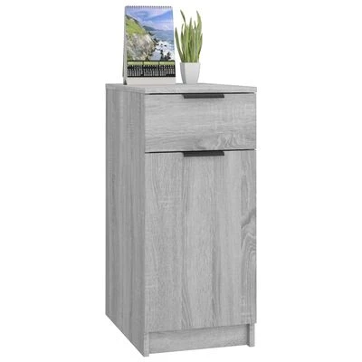 VidaXL Armoire de bureau Sonoma gris 33,5x50x75 cm Bois d'ingénierie 4 VidaXL Armoire de bureau Sonoma gris 33,5x50x75 cm Bois d'ingénierie – Image 4