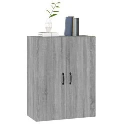 VidaXL Armoire suspendue Sonoma gris 69,5x34x90 cm Bois d'ingénierie 9 VidaXL Armoire suspendue Sonoma gris 69,5x34x90 cm Bois d'ingénierie -Casiers Soldes Boutique image 4 817385