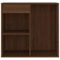VidaXL Armoire cosmétique Chêne marron 80x40x75 cm Bois d'ingénierie -Casiers Soldes Boutique image 4 820504