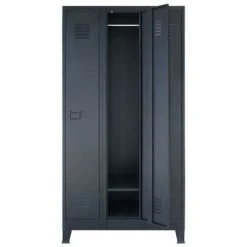 VidaXL Armoire à casiers Métal style industriel 90 x 45 x 180 cm -Casiers Soldes Boutique image 5 245962