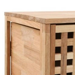 VidaXL Armoire de salle de bains 41 x 41 x 91 cm Bois de noyer massif -Casiers Soldes Boutique image 5 247601