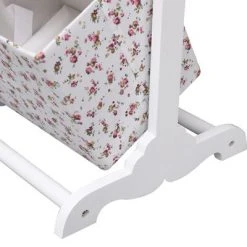 VidaXL Support à panier 2 niveaux Fleurs 35x35x72 cm Bois 10 VidaXL Support à panier 2 niveaux Fleurs 35x35x72 cm Bois -Casiers Soldes Boutique image 5 284258