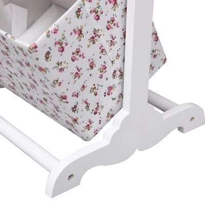 VidaXL Support à panier 3 niveaux Fleurs 35x35x102 cm Bois 5 VidaXL Support à panier 3 niveaux Fleurs 35x35x102 cm Bois – Image 5