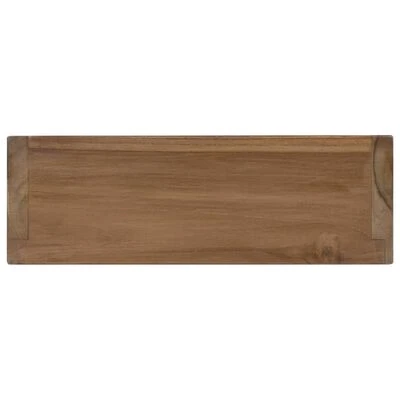 VidaXL Armoire à miroir 30x10x40 cm Bois de teck massif 5 VidaXL Armoire à miroir 30x10x40 cm Bois de teck massif – Image 5