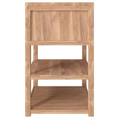 VidaXL Armoire de salle de bain 60x45x75 cm Bois de teck solide 5 VidaXL Armoire de salle de bain 60x45x75 cm Bois de teck solide â Image 5