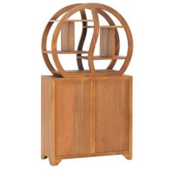 VidaXL Armoire avec étagère Yin Yang 70x30x130 cm Bois de teck massif 10 VidaXL Armoire avec étagère Yin Yang 70x30x130 cm Bois de teck massif -Casiers Soldes Boutique image 5 320774