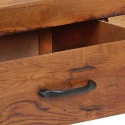 VidaXL Buffet 118x30x200 cm Bois de récupération massif -Casiers Soldes Boutique image 5 321054