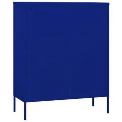 VidaXL Armoire de rangement Bleu marine 80x35x101,5 cm Acier 10 VidaXL Armoire de rangement Bleu marine 80x35x101,5 cm Acier -Casiers Soldes Boutique image 5 336136