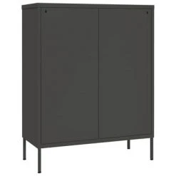 VidaXL Armoire à tiroirs Anthracite 80x35x101,5 cm Acier -Casiers Soldes Boutique image 5 336150