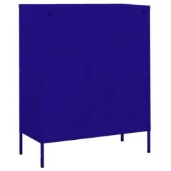 VidaXL Armoire de rangement Bleu marine 80x35x101,5 cm Acier -Casiers Soldes Boutique image 5 336163