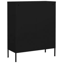 VidaXL Armoire de rangement Noir 80x35x101,5 cm Acier -Casiers Soldes Boutique image 5 336169