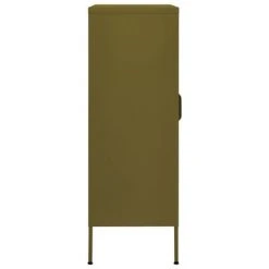VidaXL Armoire de rangement Vert olive 80x35x101,5 cm Acier -Casiers Soldes Boutique image 5 336171