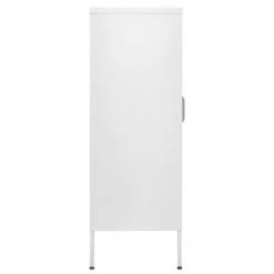 VidaXL Armoire de rangement Blanc 80x35x101,5 cm Acier -Casiers Soldes Boutique image 5 336179