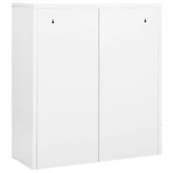 VidaXL Armoire de bureau Blanc 90x40x102 cm Acier 10 VidaXL Armoire de bureau Blanc 90x40x102 cm Acier -Casiers Soldes Boutique image 5 336405