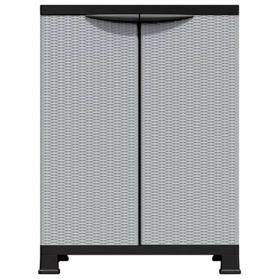 VidaXL Armoire en plastique 68x39x92 cm Design de rotin 5 VidaXL Armoire en plastique 68x39x92 cm Design de rotin – Image 5