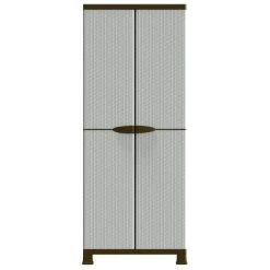 VidaXL Armoire en plastique 68x39x171,5 cm Design de rotin 10 VidaXL Armoire en plastique 68x39x171,5 cm Design de rotin -Casiers Soldes Boutique image 5 337899