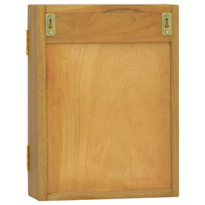 VidaXL Armoire à miroir 30x10x40 cm Bois de teck solide 5 VidaXL Armoire à miroir 30x10x40 cm Bois de teck solide – Image 5