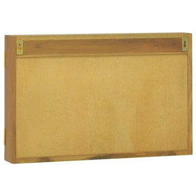 VidaXL Armoire à miroir 60x10x40 cm Bois de teck solide 5 VidaXL Armoire à miroir 60x10x40 cm Bois de teck solide – Image 5
