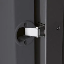 Keter Armoire de rangement basse Garage XL Noir et argenté 99 cm -Casiers Soldes Boutique image 5 434762