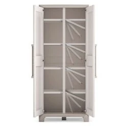 Keter Armoire de rangement polyvalente Gulliver Beige et marron 182 cm -Casiers Soldes Boutique image 5 434765