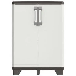 Keter Armoire de rangement basse Gear Noir et gris 97 cm -Casiers Soldes Boutique image 5 46637