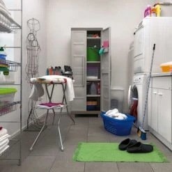 Keter Armoire de rangement à étagères Excellence Beige et taupe 182 cm -Casiers Soldes Boutique image 5 46639