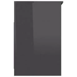 VidaXL Armoire à tiroirs Gris brillant 40x50x76 cm Bois d'ingénierie -Casiers Soldes Boutique image 5 801813