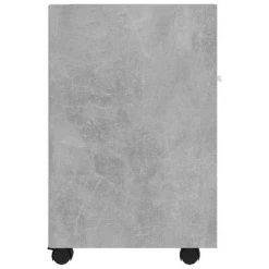 VidaXL Armoire latérale avec roues Gris béton 33x38x60 cm Aggloméré -Casiers Soldes Boutique image 5 803051