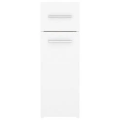 VidaXL Armoire d'apothicaire Blanc 20x45,5x60 cm Aggloméré -Casiers Soldes Boutique image 5 804211