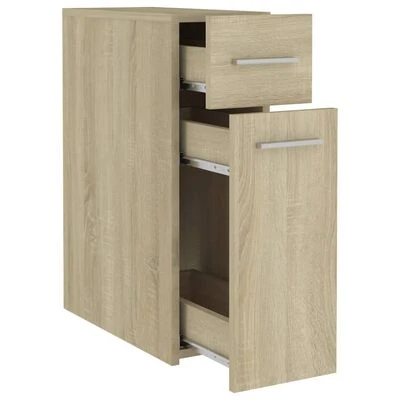 VidaXL Armoire d'apothicaire Chêne sonoma 20x45,5x60 cm Aggloméré 5 VidaXL Armoire d'apothicaire Chêne sonoma 20x45,5x60 cm Aggloméré – Image 5