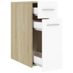 VidaXL Armoire d'apothicaire Blanc/chêne sonoma 20x45,5x60cm Aggloméré 10 VidaXL Armoire d'apothicaire Blanc/chêne sonoma 20x45,5x60cm Aggloméré -Casiers Soldes Boutique image 5 804216
