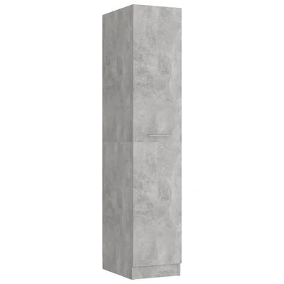 VidaXL Armoire d'apothicaire Gris béton 30x42,5x150 cm Aggloméré 5 VidaXL Armoire d'apothicaire Gris béton 30x42,5x150 cm Aggloméré – Image 5
