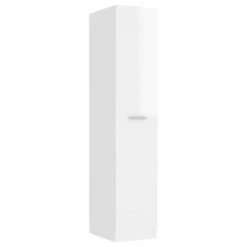 VidaXL Armoire d'apothicaire Blanc brillant 30x42,5x150 cm Aggloméré -Casiers Soldes Boutique image 5 804226