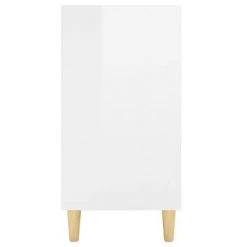 VidaXL Buffet Blanc brillant 103,5x35x70 cm Aggloméré -Casiers Soldes Boutique image 5 806037