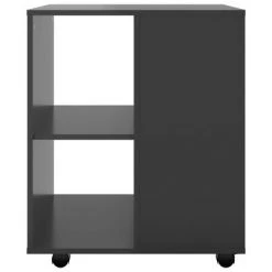 VidaXL Armoire à roulettes Noir brillant 60x53x72 cm Aggloméré 10 VidaXL Armoire à roulettes Noir brillant 60x53x72 cm Aggloméré -Casiers Soldes Boutique image 5 808465