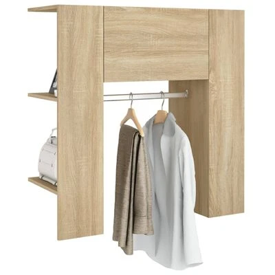 VidaXL Armoire de couloir Chêne sonoma 97,5x37x99 cm Bois d'ingénierie 5 VidaXL Armoire de couloir Chêne sonoma 97,5x37x99 cm Bois d'ingénierie – Image 5