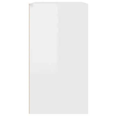 VidaXL Armoire cosmétique Blanc brillant 80x40x75 cm Bois d'ingénierie 5 VidaXL Armoire cosmétique Blanc brillant 80x40x75 cm Bois d'ingénierie – Image 5