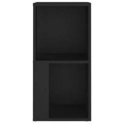 VidaXL Armoire d'angle Noir 33x33x67 cm Aggloméré -Casiers Soldes Boutique image 5 809018