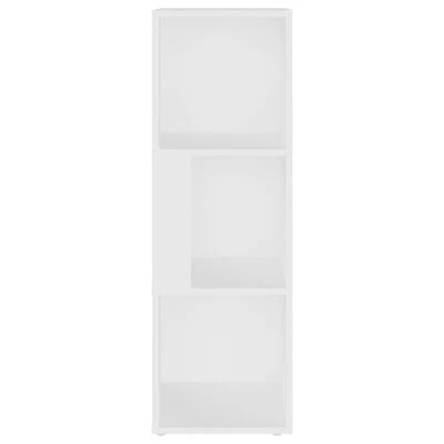 VidaXL Armoire d'angle Blanc 33x33x100 cm Aggloméré 5 VidaXL Armoire d'angle Blanc 33x33x100 cm Aggloméré – Image 5