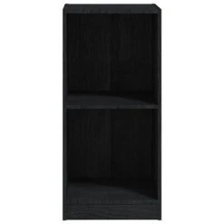 VidaXL Armoire d'appoint Noir 35,5x33,5x76 cm Bois de pin massif -Casiers Soldes Boutique image 5 809934