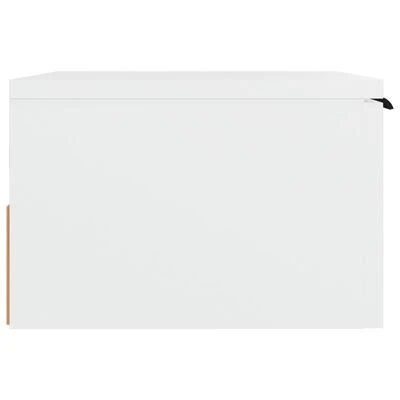 VidaXL Tables de chevet murales 2 pcs Blanc 34x30x20 cm 5 VidaXL Tables de chevet murales 2 pcs Blanc 34x30x20 cm – Image 5