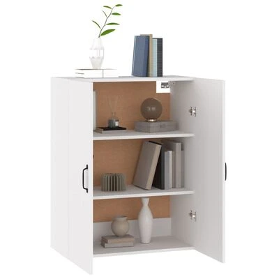 VidaXL Armoire suspendue Blanc 69,5x34x90 cm Bois d'ingénierie 5 VidaXL Armoire suspendue Blanc 69,5x34x90 cm Bois d'ingénierie – Image 5