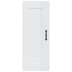VidaXL Armoire suspendue Blanc brillant 35x34x90 cm Bois d'ingénierie -Casiers Soldes Boutique image 5 812480