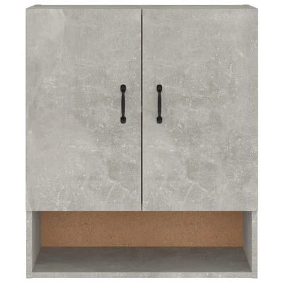 VidaXL Armoire murale Gris béton 60x31x70 cm Bois d'ingénierie 5 VidaXL Armoire murale Gris béton 60x31x70 cm Bois d'ingénierie – Image 5