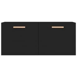 VidaXL Armoire murale Noir 80x35x36,5 cm Bois d'ingénierie -Casiers Soldes Boutique image 5 812925