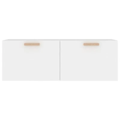 VidaXL Armoire murale Blanc 100x36,5x35 cm Bois d'ingénierie 5 VidaXL Armoire murale Blanc 100x36,5x35 cm Bois d'ingénierie – Image 5